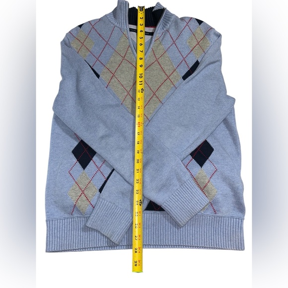 Men’s Tommy Hilfiger Quarter Zip Pullover Sweater, Size Medium - Picture 5 of 7